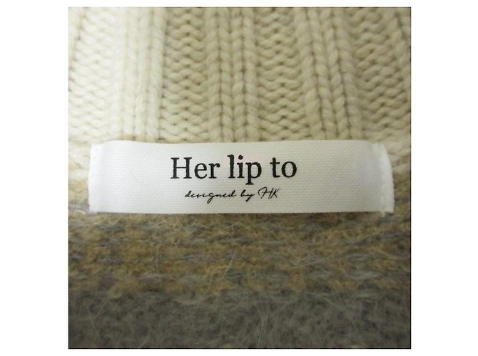 Autre Marque Vestido Mini de Punto Fair Isle Herlipto Heart - vista 3