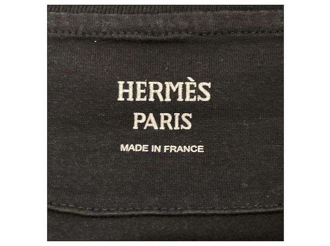 Vestido de algodón con bolsillos bordados Hermès 38 - vista 4