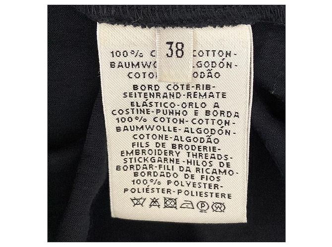 Vestido de algodón con bolsillos bordados Hermès 38 - vista 5
