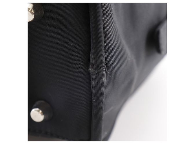 Bolso de mano Prada Mini Boston de nailon - vista 12