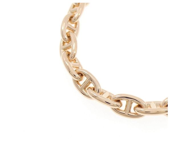 Hermès Collana Hermes Chaine D’Ancre TPM 750 Pink Gold - vista 3