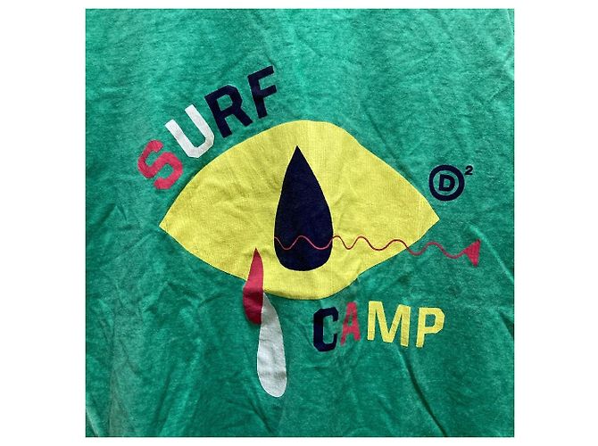 Camiseta de algodón con estampado DSQUARED2 SURF CAMP - vista 3