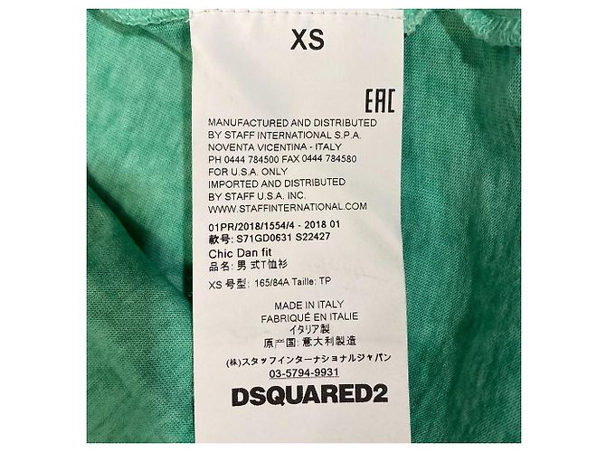 Camiseta de algodón con estampado DSQUARED2 SURF CAMP - vista 7