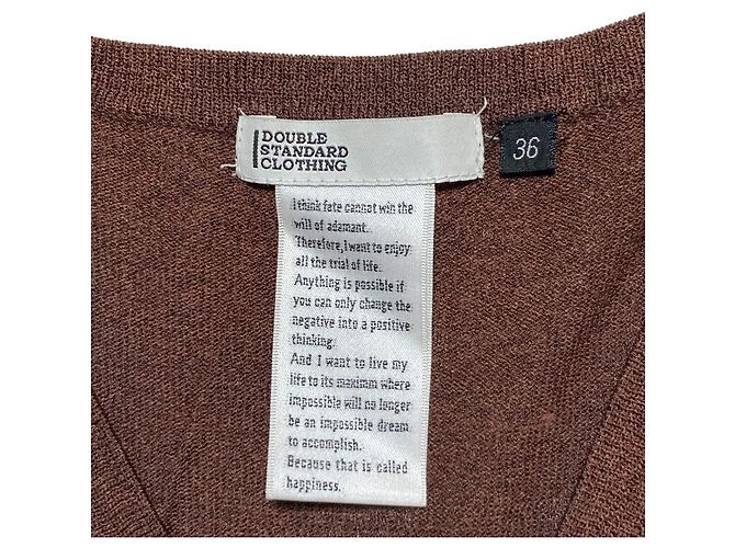 Autre Marque DOUBLE STANDARD CLOTHING Cárdigan largo de punto de rayón - vista 4
