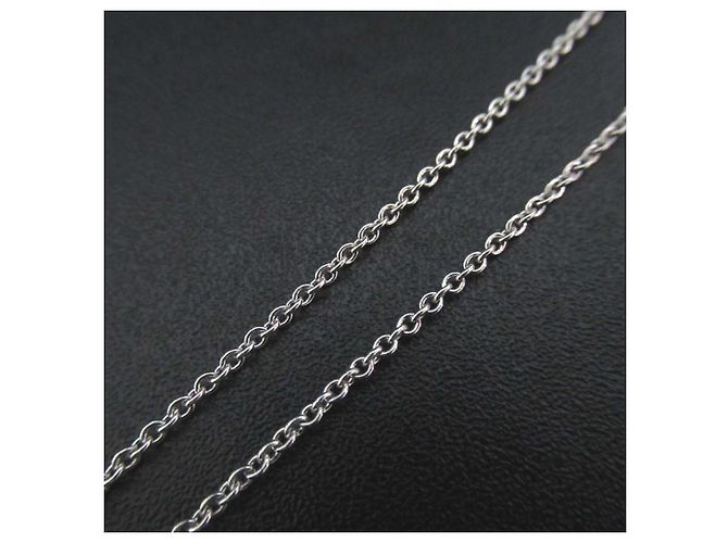Tiffany & Co Tiffany&Co Elsa Peretti Open Heart Halskette Anhänger 925 Silber - Ansicht 4