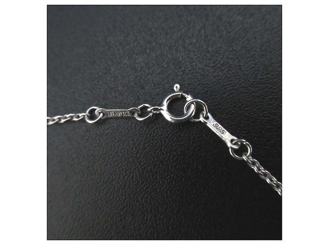 Tiffany & Co Tiffany&Co Elsa Peretti Open Heart Halskette Anhänger 925 Silber - Ansicht 5