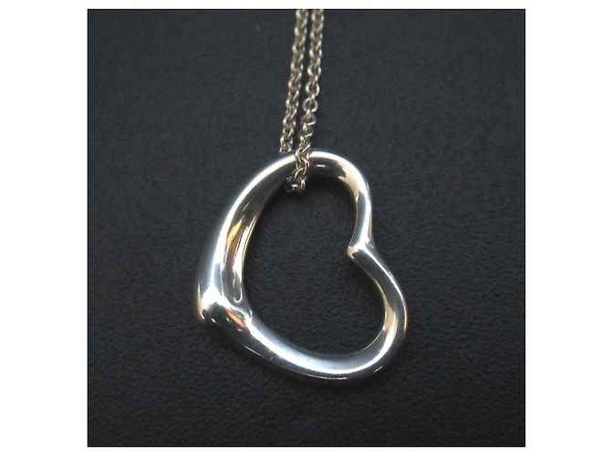 Tiffany & Co Collar Tiffany&Co. Elsa Peretti Open Heart en plata 925 - vista 2
