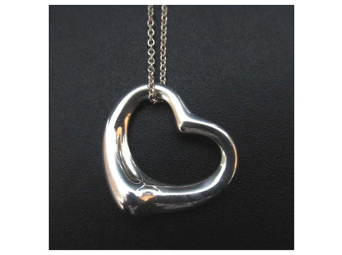 Tiffany & Co Collana Pendente Tiffany&Co Elsa Peretti Open Heart in Argento 925 - vista 2