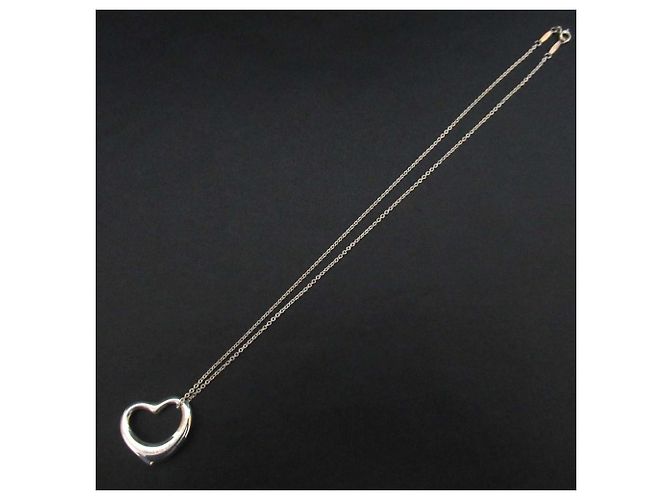 Tiffany & Co Collana Pendente Tiffany&Co Elsa Peretti Open Heart in Argento 925 - vista 3