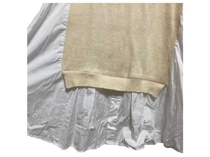 Autre Marque Y's Yohji Yamamoto Strick-Docking-Bluse - Ansicht 5