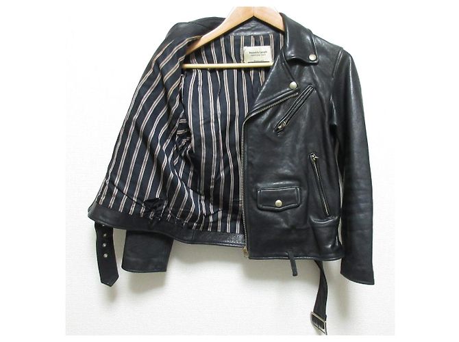 Autre Marque beautiful people Chaqueta de cuero Riders Limited PARIGOT - vista 3
