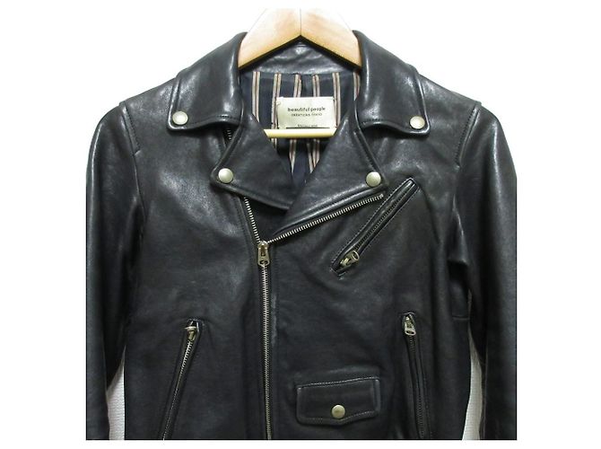 Autre Marque beautiful people Chaqueta de cuero Riders Limited PARIGOT - vista 4