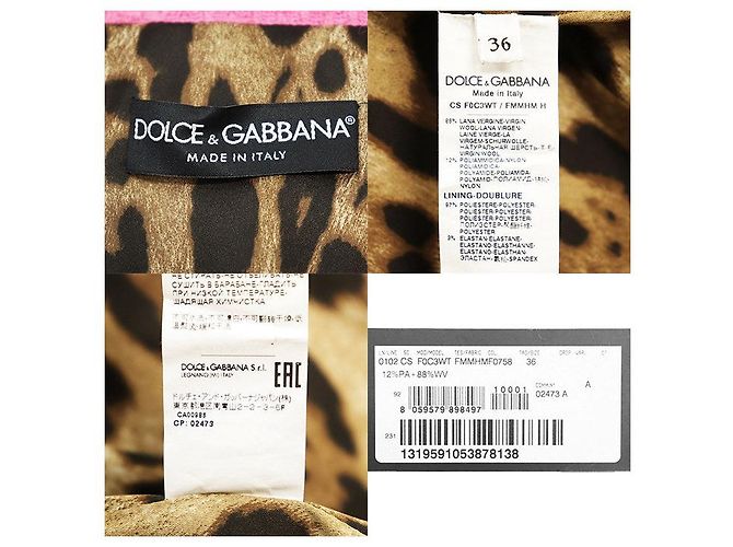 Dolce & Gabbana Dolce&Gabbana Tweed Wool Nylon Coat - view 10