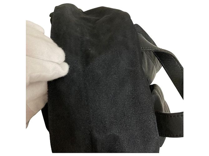 Mochila de nylon LANVIN en Bleu Ribbon - vista 11