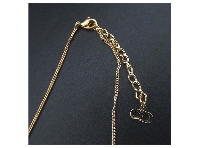 Collier Christian Dior DIOR Logo - vue 4