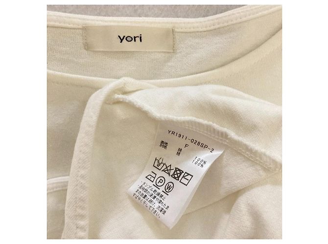 Autre Marque T-shirt in cotone a balze e peplum a maniche corte yori - vista 3