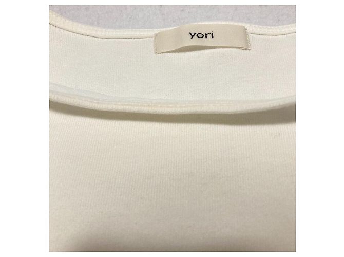 Autre Marque T-shirt in cotone a balze e peplum a maniche corte yori - vista 6