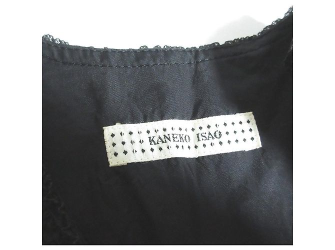 Autre Marque Chaleco de encaje con botones de perlas KANEKO ISAO - vista 4