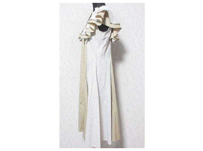 Autre Marque Vestido de mezcla de encaje Isomaterial FURFUR - vista 3