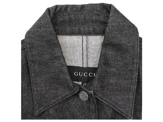 Chaqueta de denim negra Gucci - vista 11