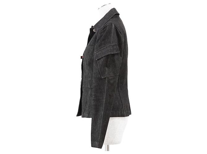Chaqueta de denim negra Gucci - vista 5