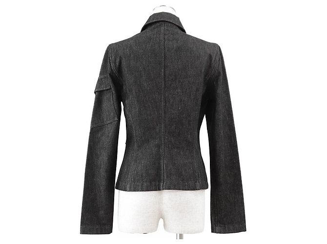 Chaqueta de denim negra Gucci - vista 7