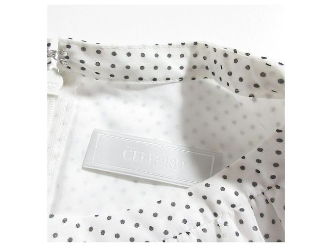 Autre Marque CELFORD Ausgestelltes Kleid mit Print und Schleife - Ansicht 6