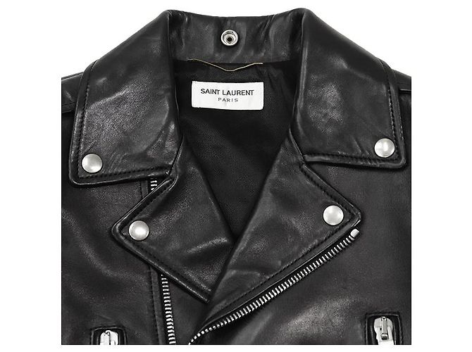 Yves Saint Laurent Giacca in pelle di agnello Saint Laurent Paris - vista 11