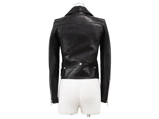 Yves Saint Laurent Giacca in pelle di agnello Saint Laurent Paris - vista 7