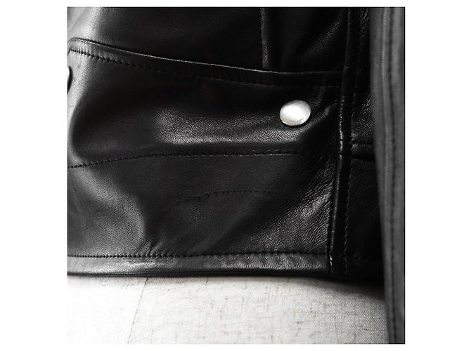 Yves Saint Laurent Giacca in pelle di agnello Saint Laurent Paris - vista 8