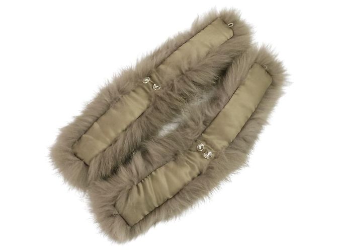 Autre Marque La MODE Fox Fur Wool Poncho Coat - view 14
