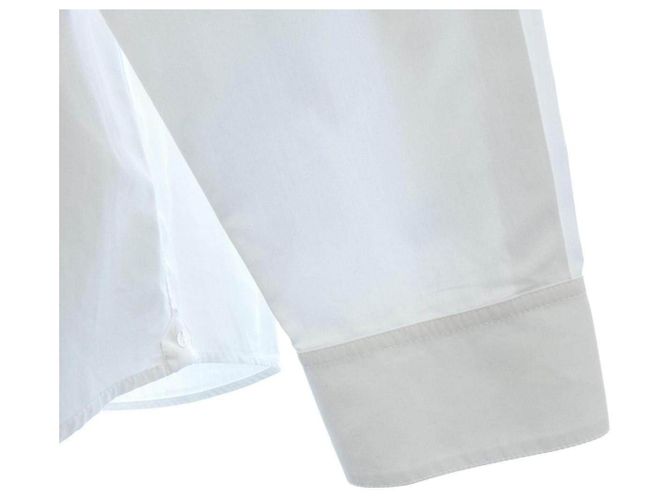 Camisa de algodón blanca Céline - vista 6