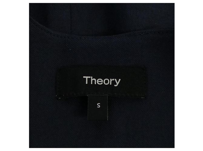 Theory Vest Navy Blue - view 4