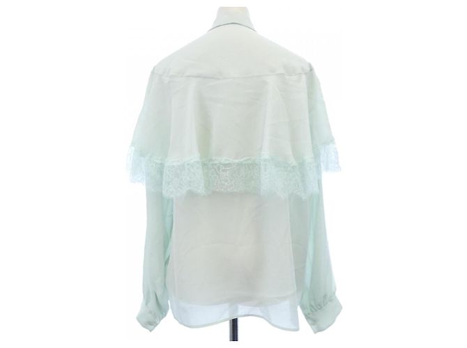 Autre Marque Camisa de seda verde BLAMINK - vista 2