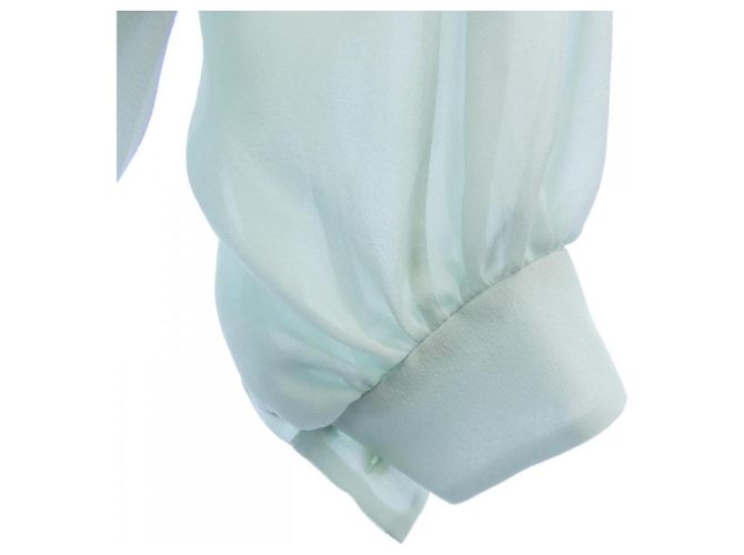 Autre Marque Camisa de seda verde BLAMINK - vista 6