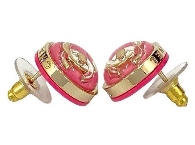 Boucles d'oreilles Chanel Coco Mark Turn Lock - vue 4