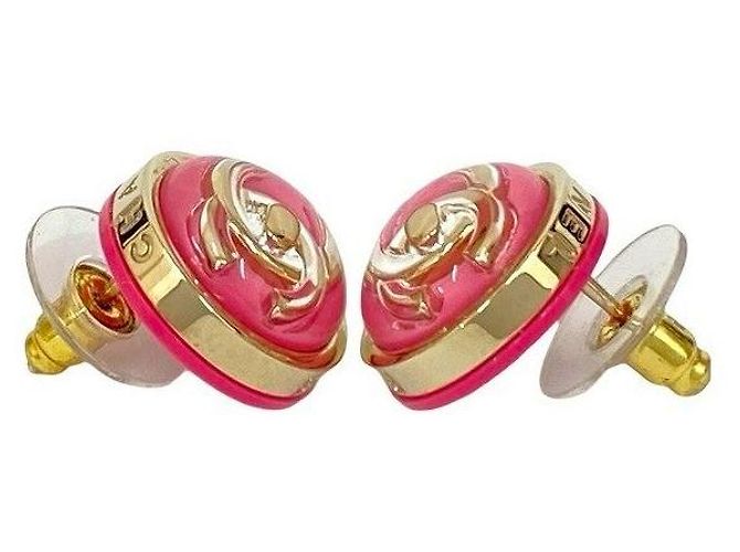 Boucles d'oreilles Chanel Coco Mark Turn Lock - vue 5