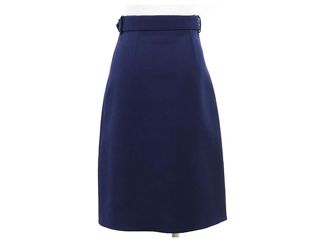 Falda Gucci GG Interlocking de lana y seda - vista 14