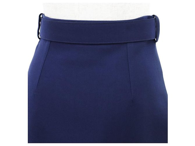 Falda Gucci GG Interlocking de lana y seda - vista 16