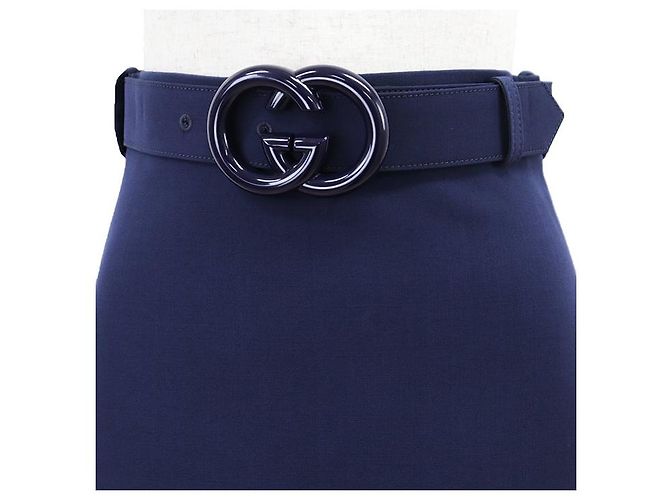 Falda Gucci GG Interlocking de lana y seda - vista 5