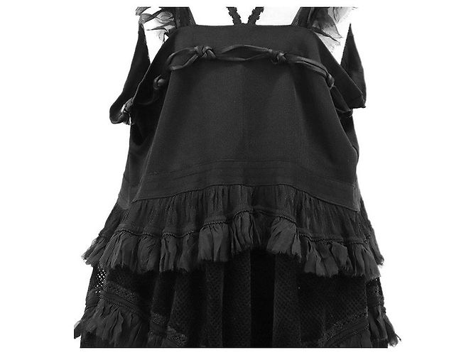 Vestido de malla elástica de viscosa y rayón CHANEL 07A P31447 - vista 11