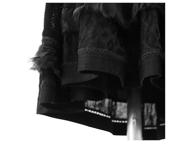 Vestido de malla elástica de viscosa y rayón CHANEL 07A P31447 - vista 16