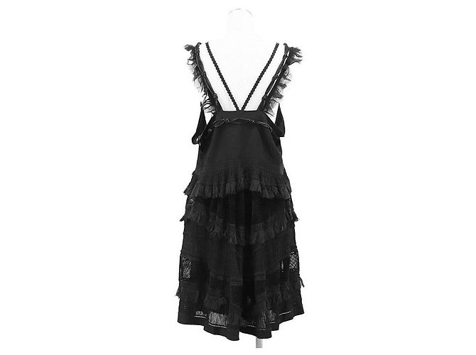 Vestido de malla elástica de viscosa y rayón CHANEL 07A P31447 - vista 7