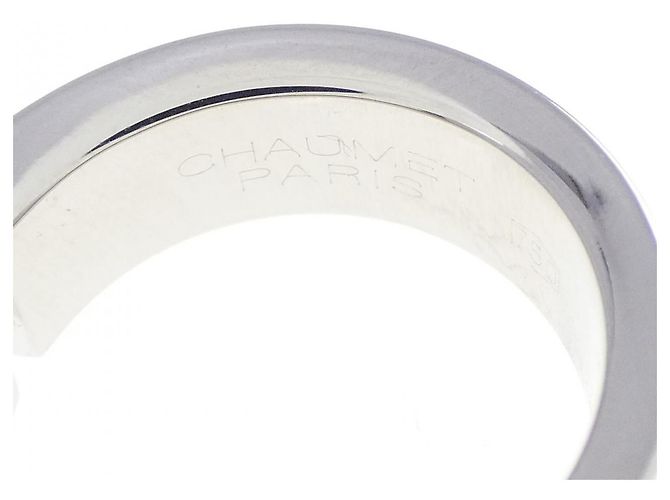 Bague Chaumet Leanne Small en or blanc 18K et diamants Taille 8 - vue 4