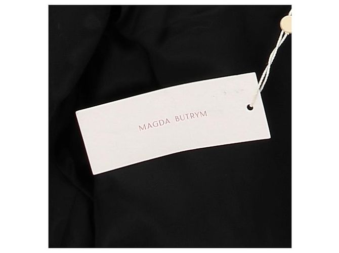 Magda Butrym Chaqueta de cuero negra - vista 6