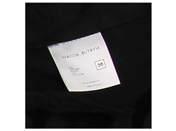 Magda Butrym Chaqueta de cuero negra - vista 7