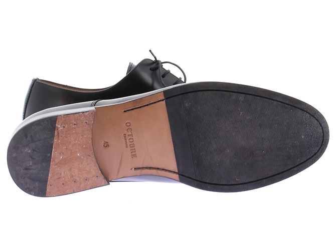 Autre Marque Scarpe Derby Steve in pelle nera - vista 5