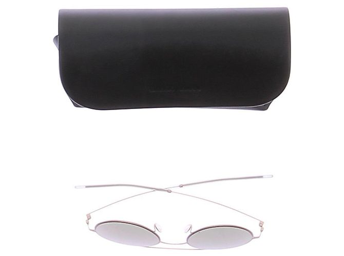 Giorgio Armani Solaires aviateur dorées - view 7