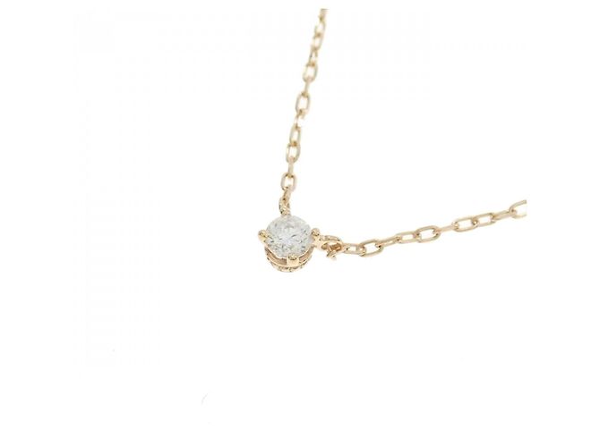 Autre Marque Collana K10 Pink Gold Diamond - vista 3