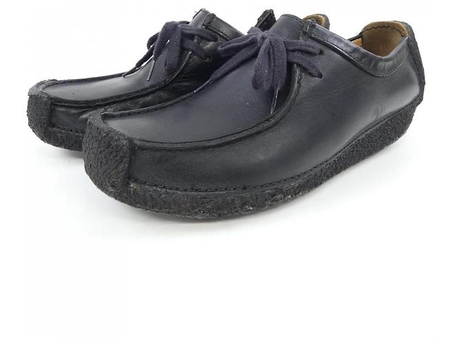 Autre Marque Scarpe Clarks in pelle nera - vista 3